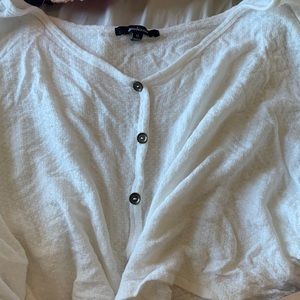Loose button up blouse